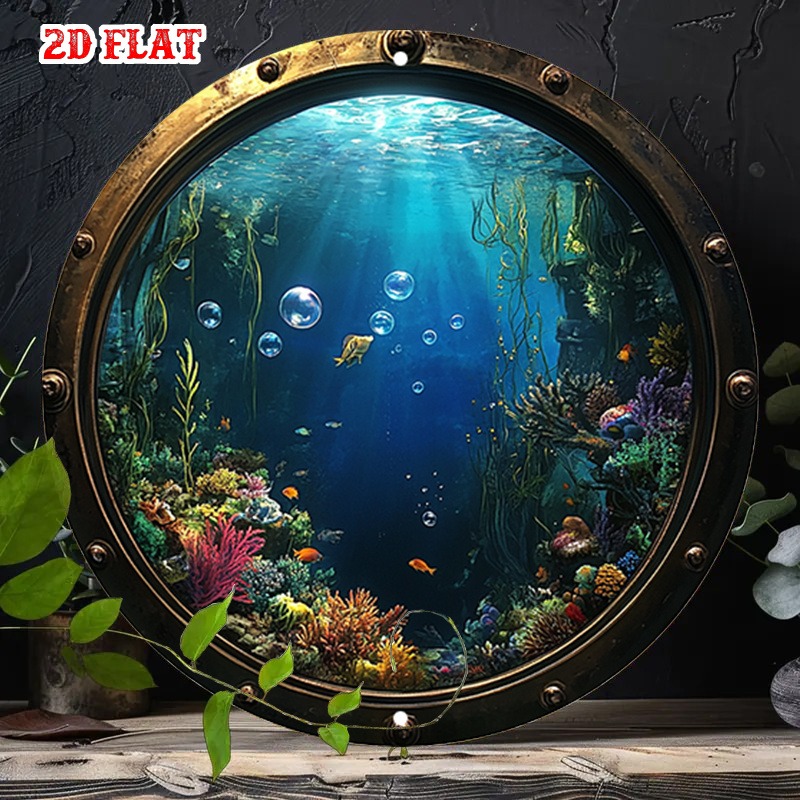 Metal Photo Panel - لافتة حائط معدنية عتيقة ريفية -