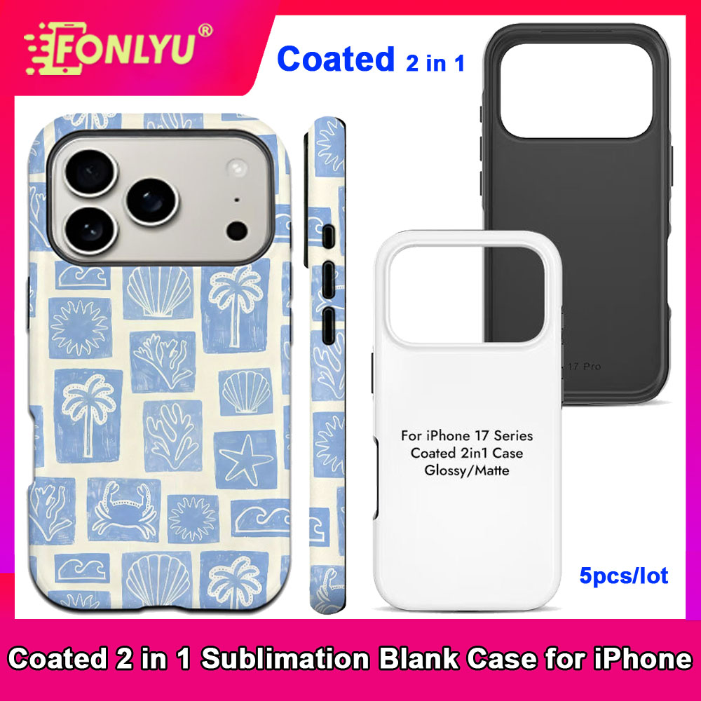 Phone Case Blank Print - FONLYU 5 قطعة المغلفة 2 في
