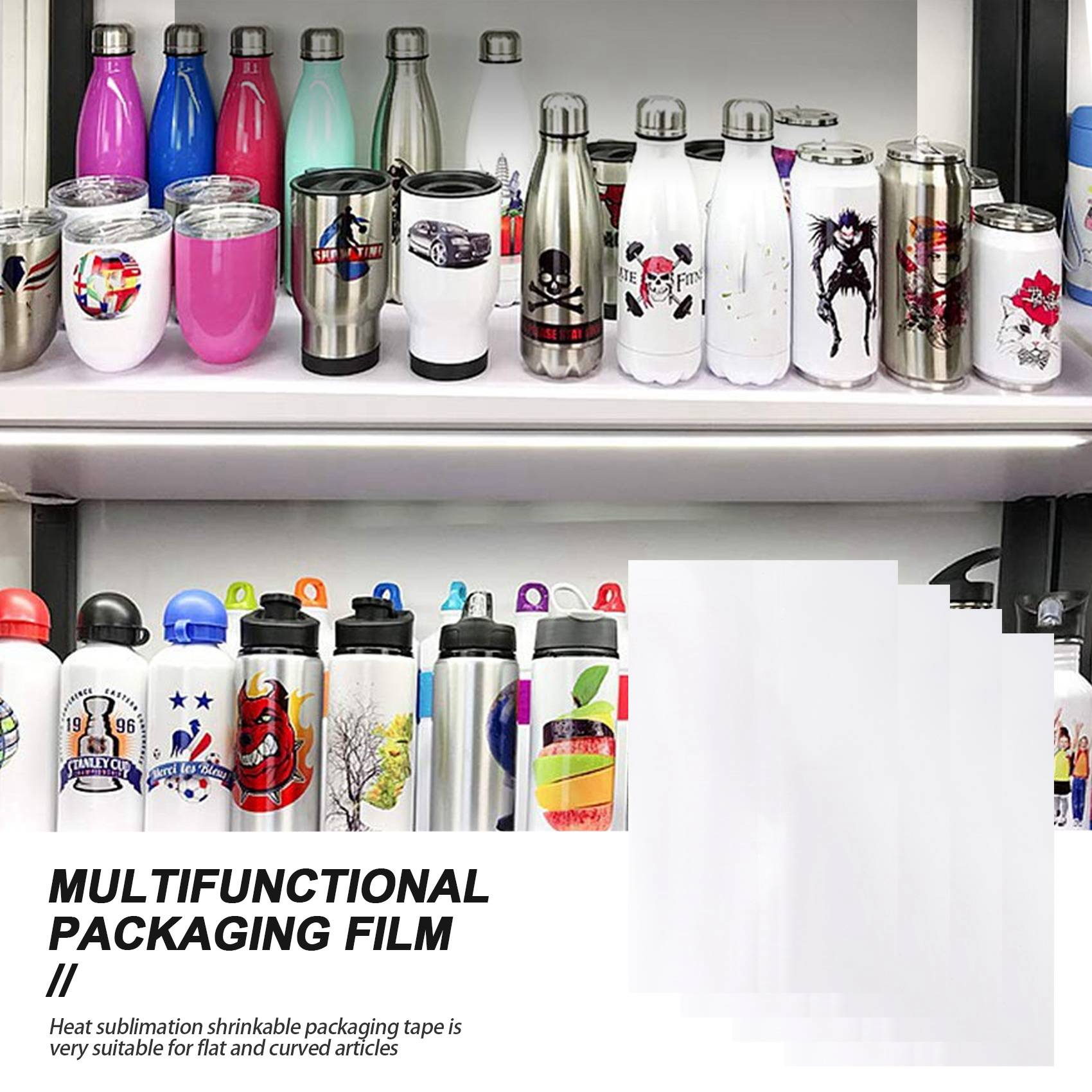 Sublimation Mug White - -FTGT 30 قطعة من فيلم التغليف