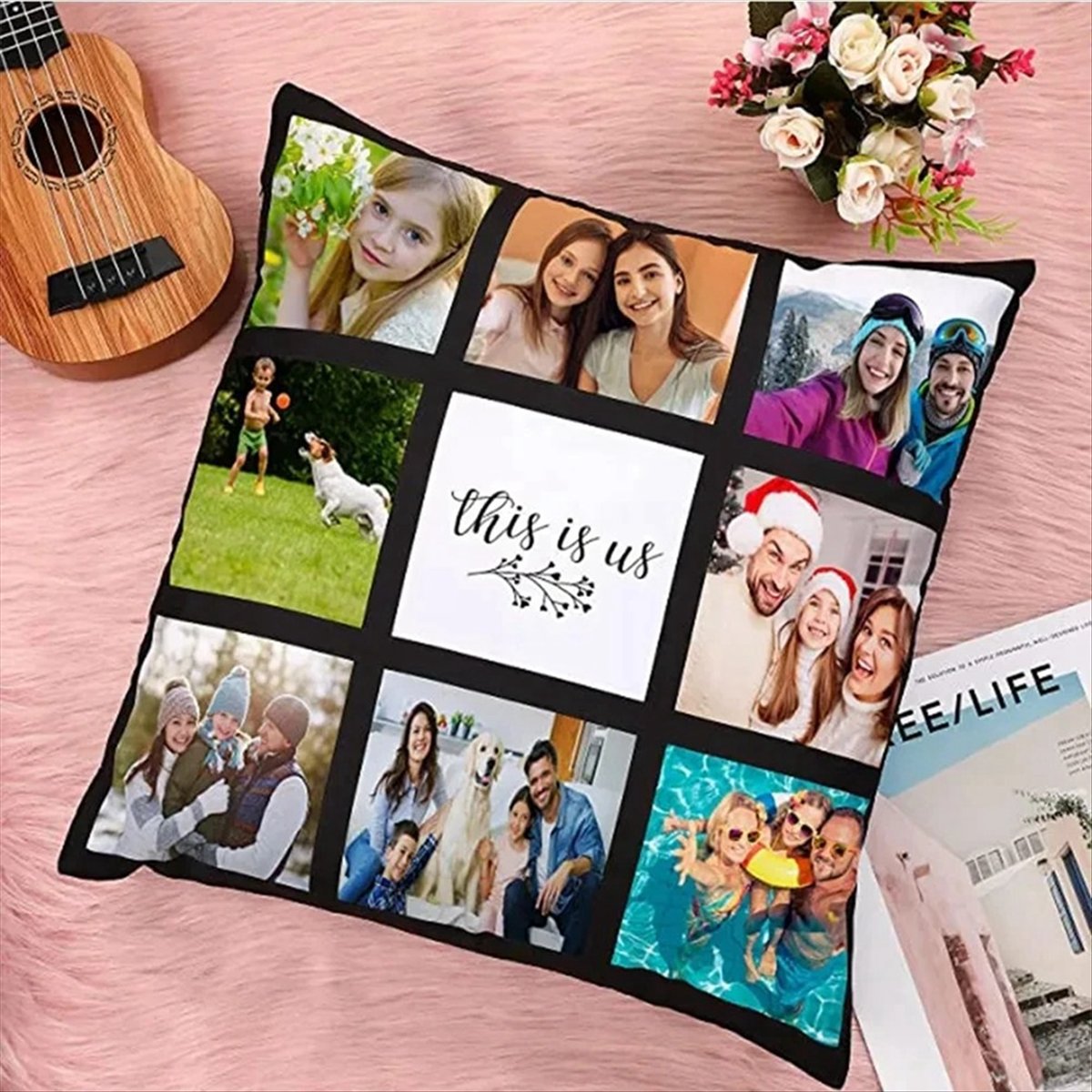 Pillow Cover Sublimation - A75K 6 قطعة التسامي لوحة فارغة