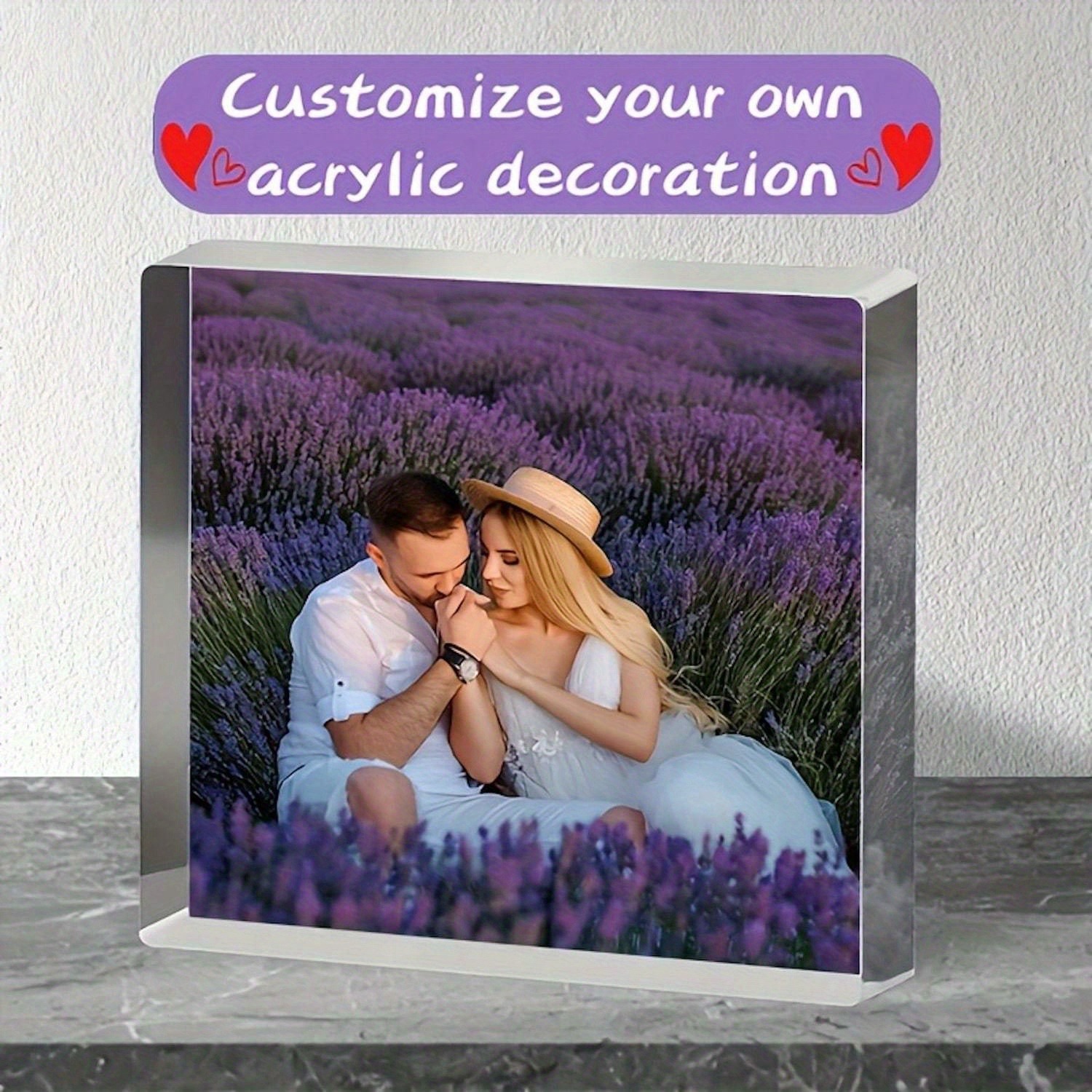 Photo Acrylic Block - كتلة صور أكريليكية مسطحة ثنائية الأبعاد