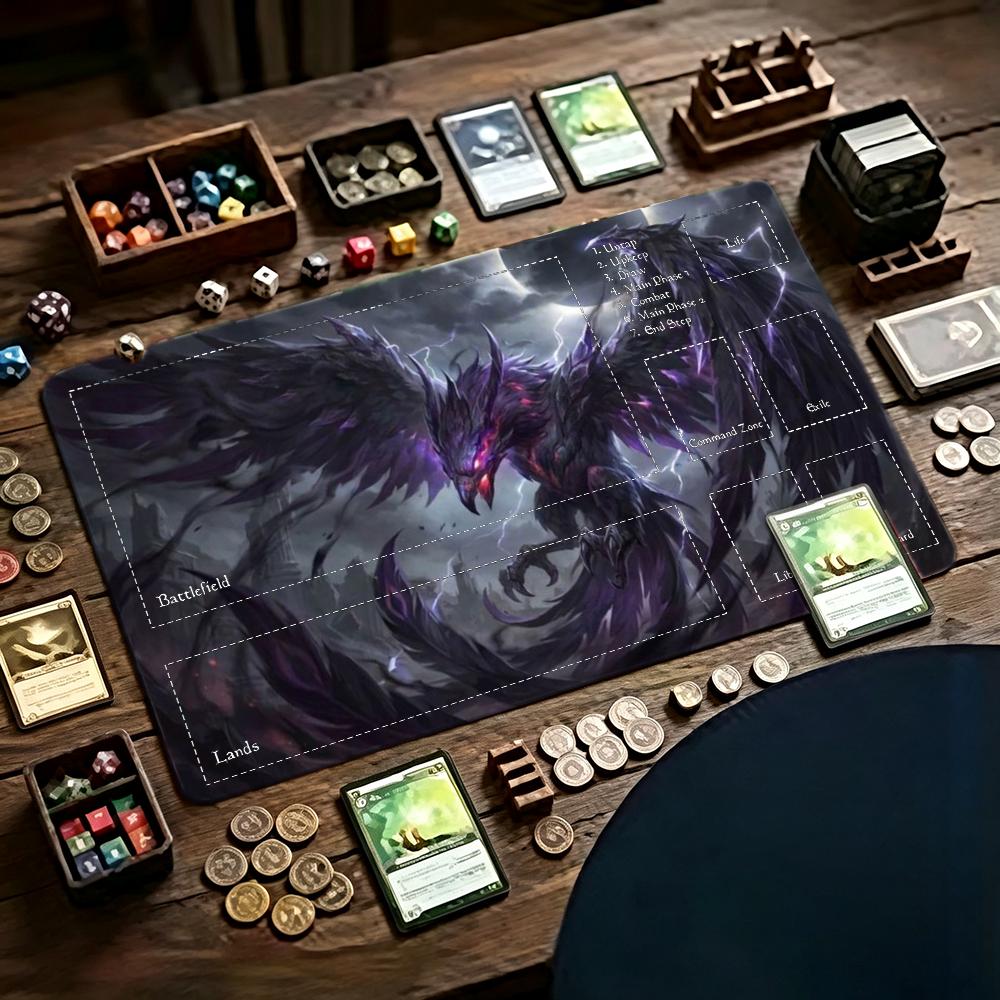 Door Mat Blank - بساط لعب ألعاب البطاقات TCG بتصميم