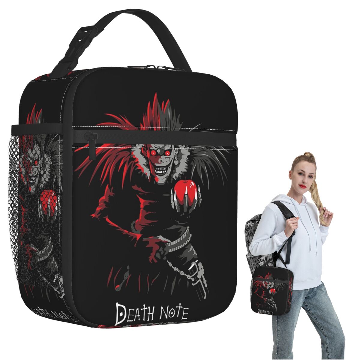 Tote Bag Sublimation - حقيبة غداء معزولة من Anime Death