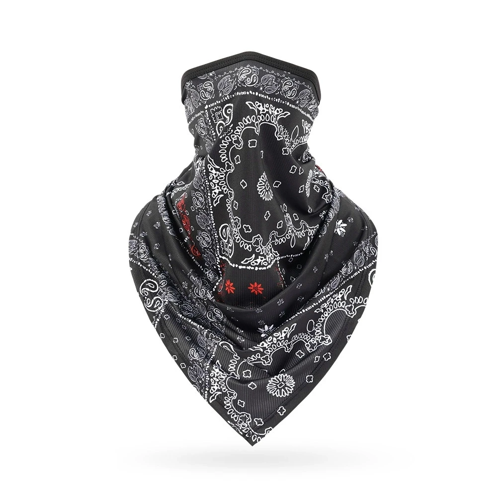 Bandana Blank White - متعددة الوظائف باندانا قناع أسود أبيض