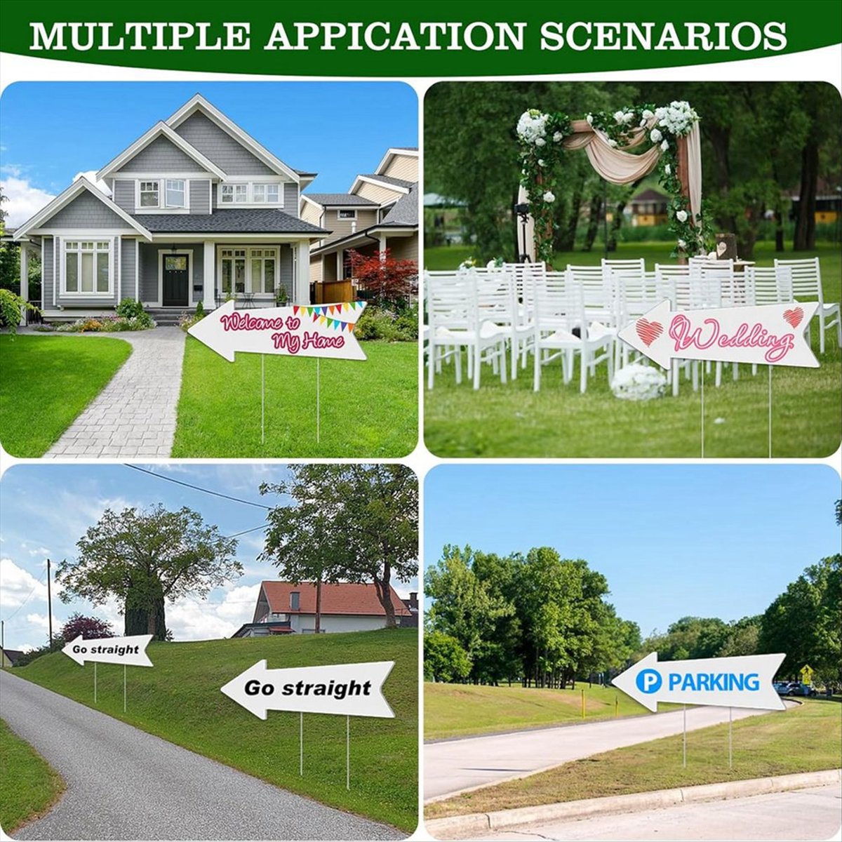 (AIMA) لافتات سهمية توجيهية مع - مراجعة Yard Sign Blank وسعره