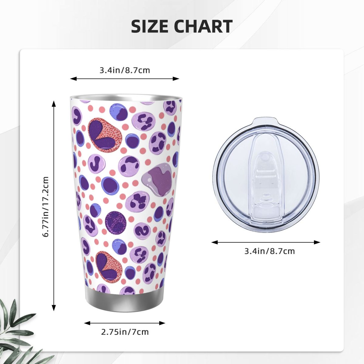 كوب كبير من الفولاذ المقاوم لل - مراجعة Tumbler 20Oz White وسعره