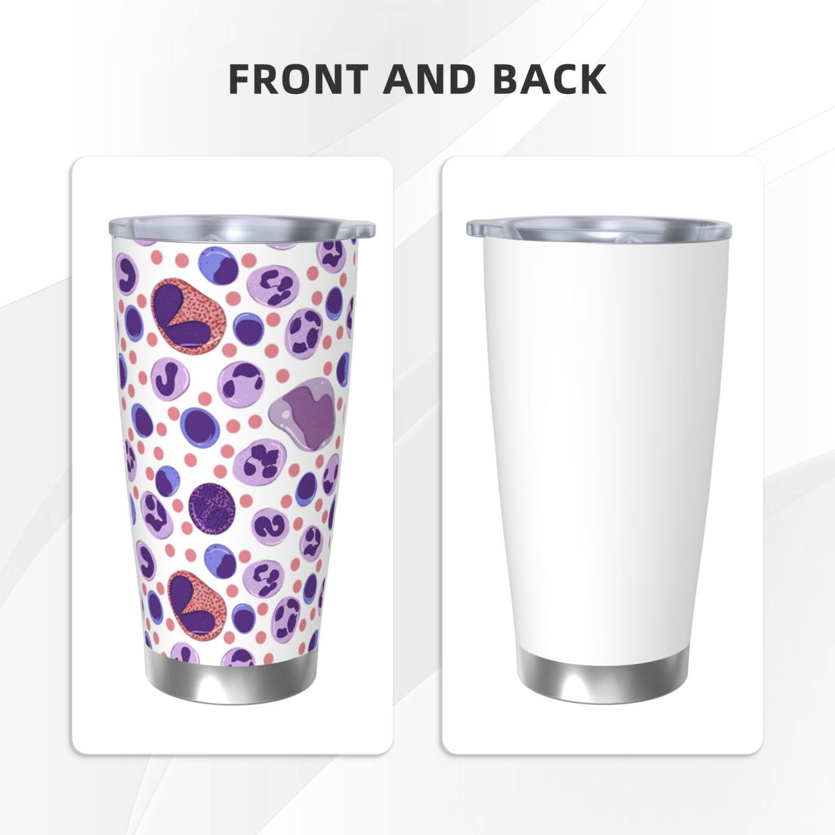 كوب كبير من الفولاذ المقاوم لل - مراجعة Tumbler 20Oz White وسعره