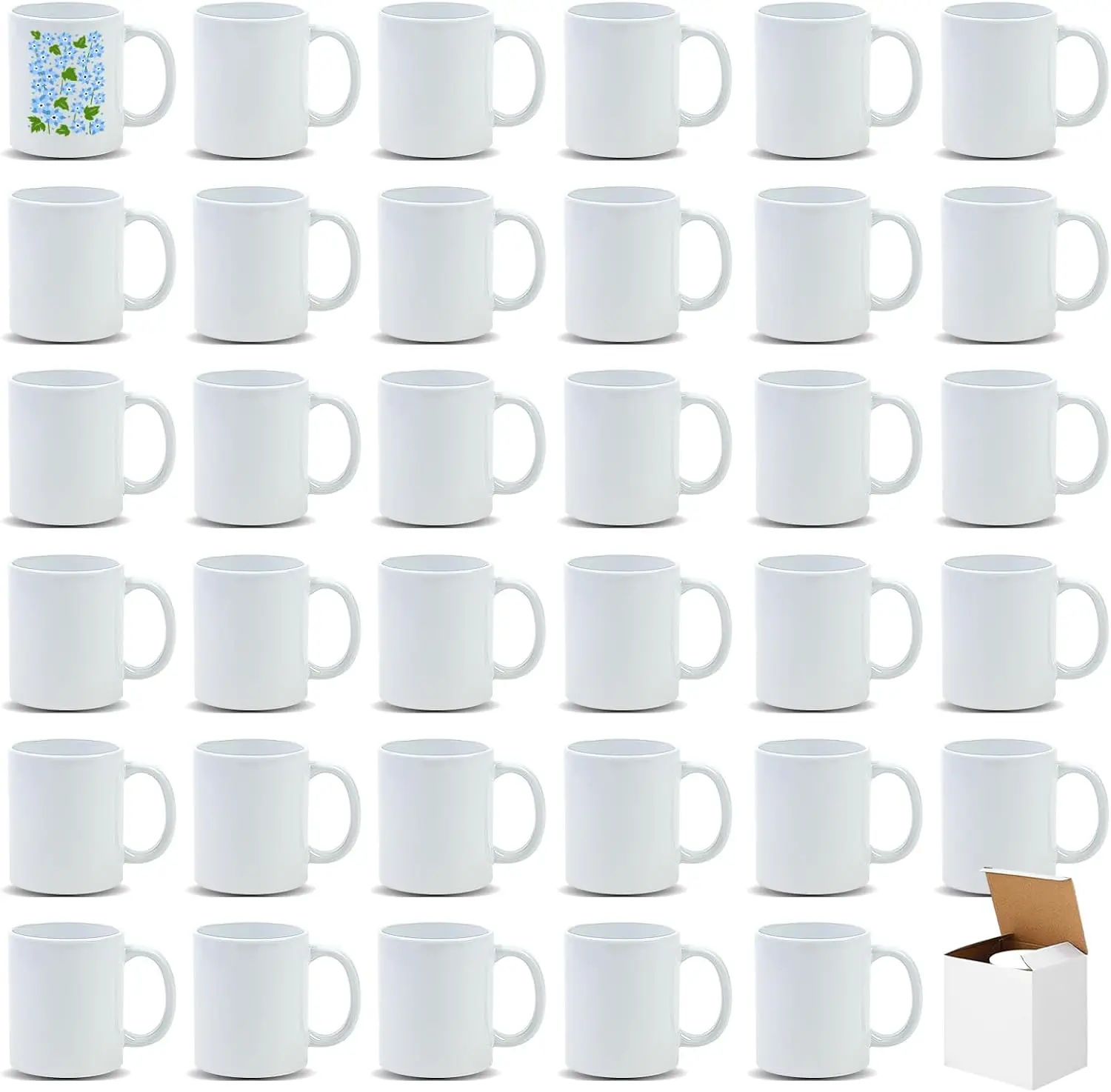 أكواب سيراميك للطباعة بالحرارة - مراجعة Sublimation Mug White وسعره