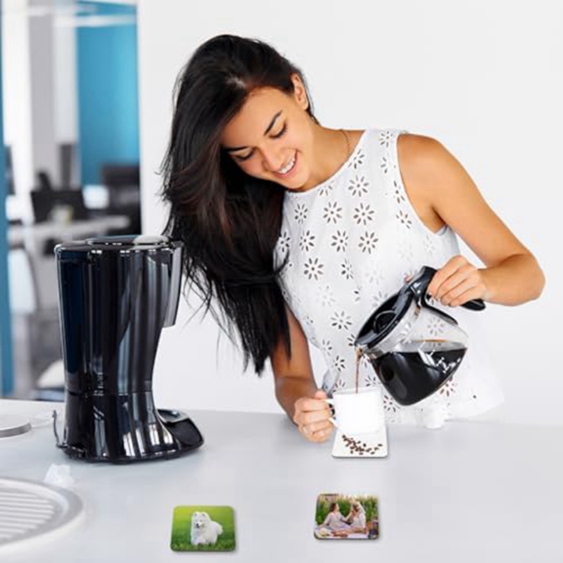 24 قطعة من حاملات الأكواب للطب - مراجعة Coaster Sublimation Blank وسعره