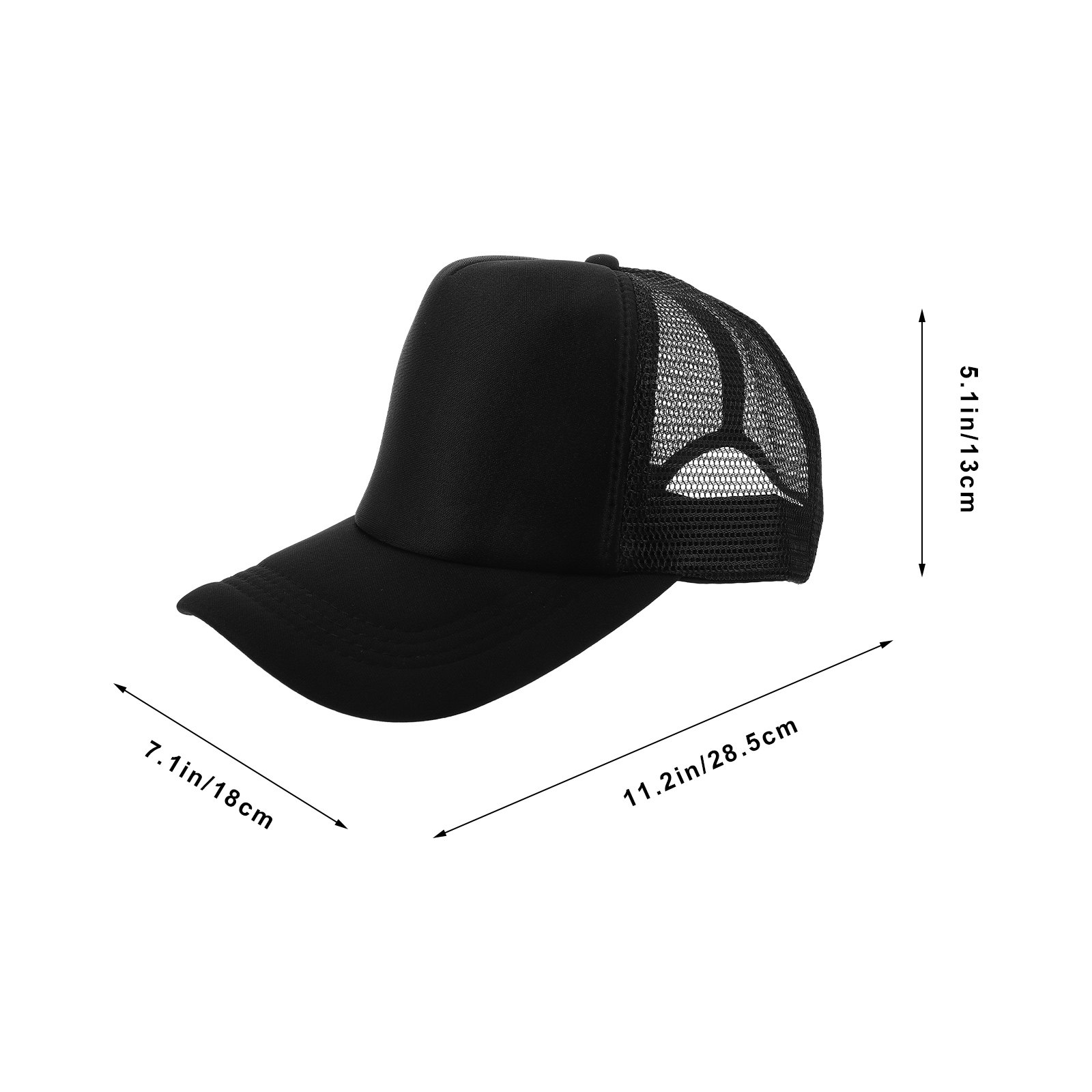 5 قطع من قبعات البيسبول الشبكي - مراجعة Hat Sublimation Blank وسعره