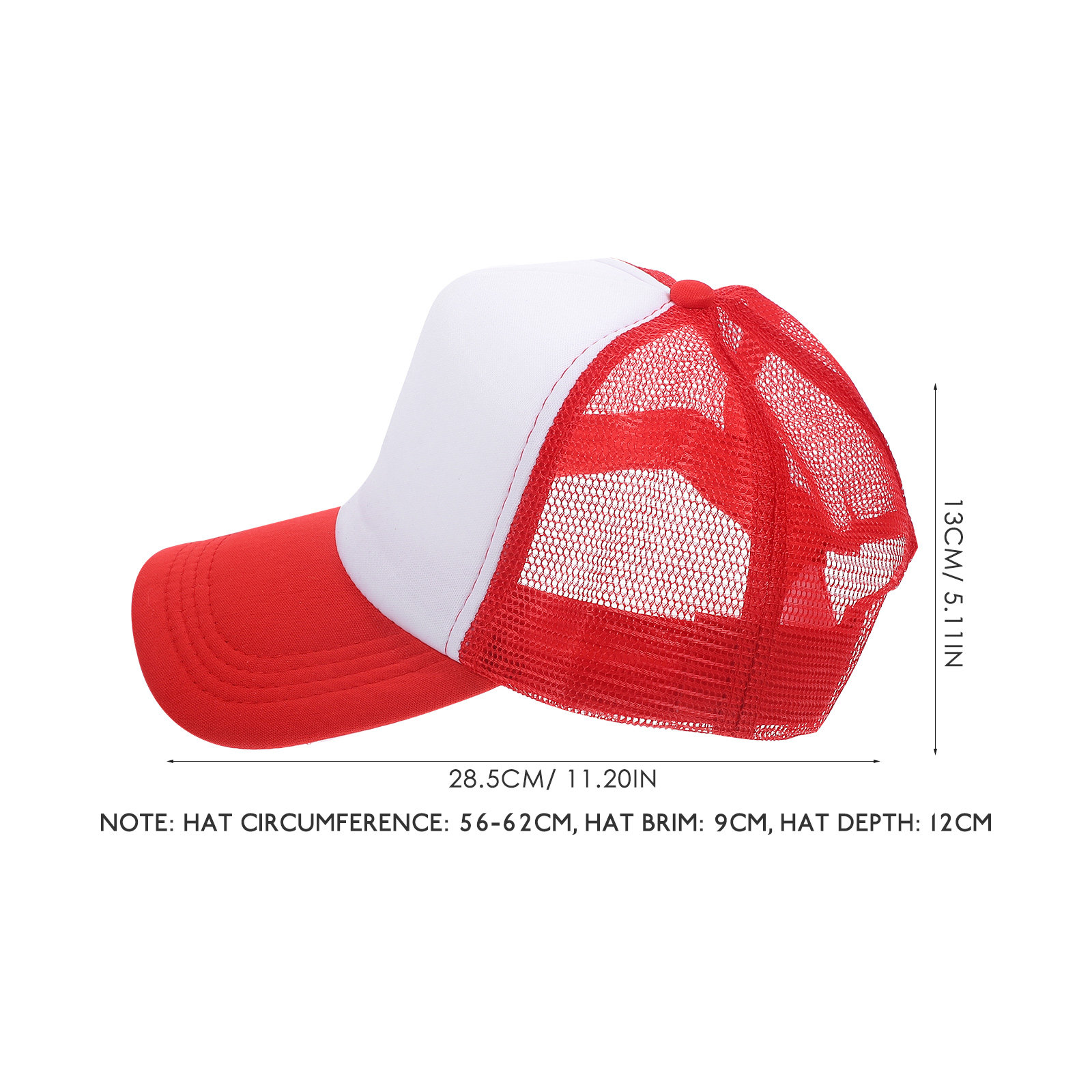 10 قطع قبعات بيسبول شبكية فارغ - مراجعة Hat Sublimation Blank وسعره