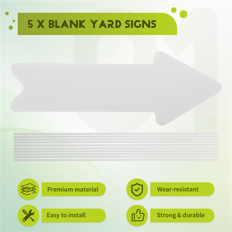 علامات ساحة فارغة من AFOURT-Ou - مراجعة Yard Sign Blank وسعره