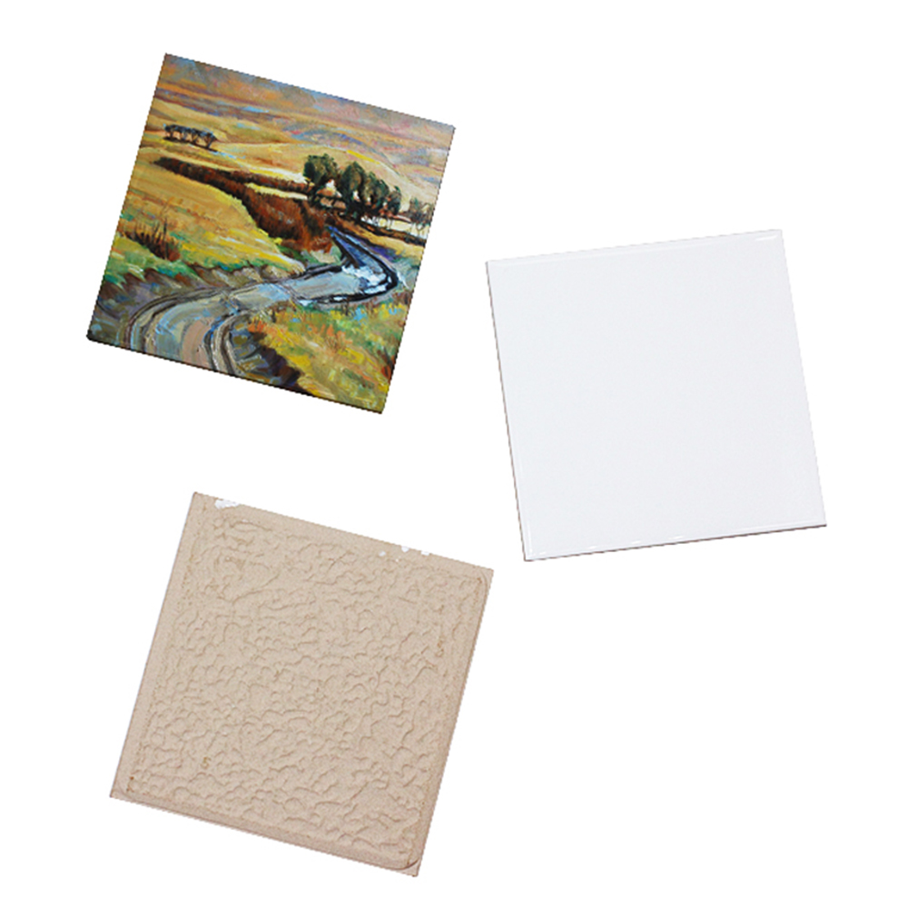 20 قطعة بلاط مربع أبيض لامع لل - مراجعة Ceramic Tile Blank وسعره