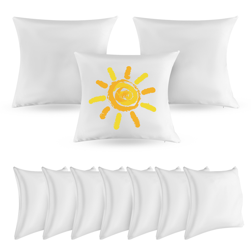 غطاء وسادة أبيض سادة مقاس 40×4 - مراجعة Pillow Cover Sublimation وسعره