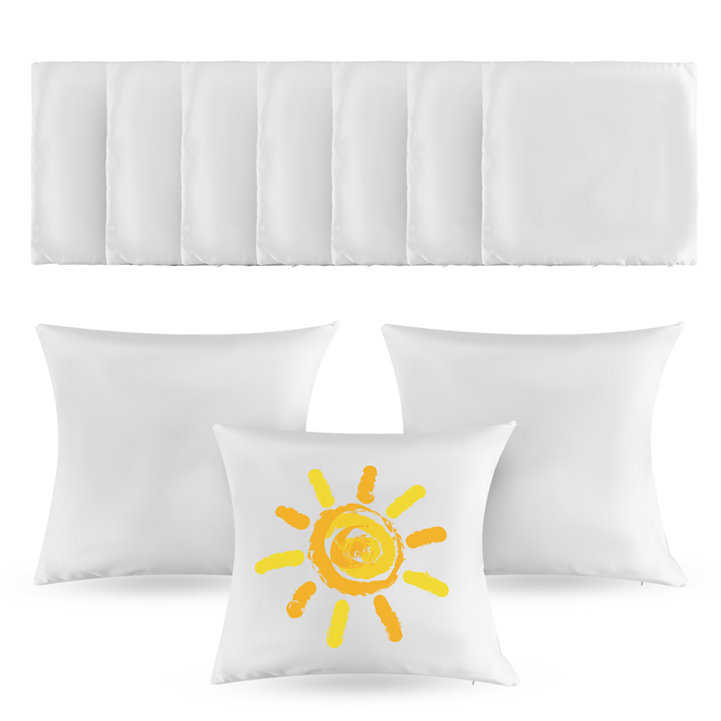 غطاء وسادة أبيض سادة مقاس 40×4 - مراجعة Pillow Cover Sublimation وسعره