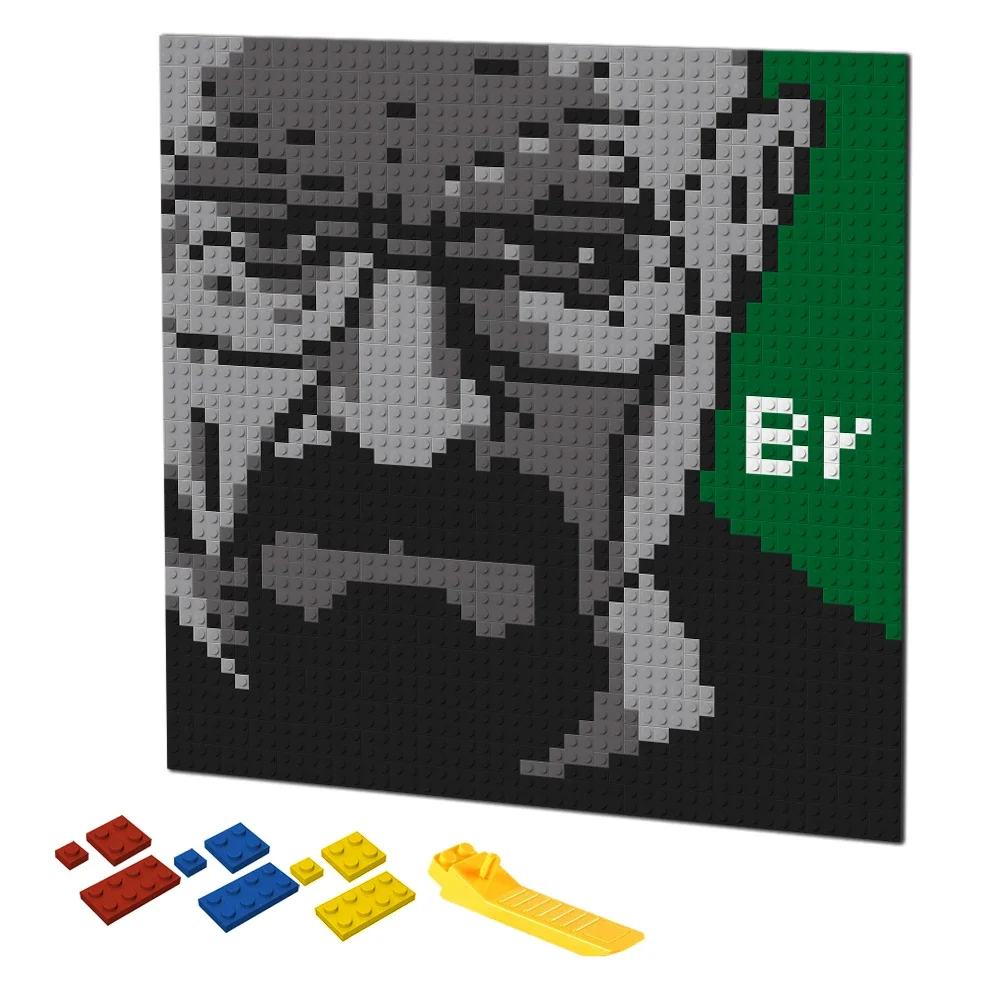 الرجعية بكسل الفن اللبنات فسيف - مراجعة Puzzle Blank White وسعره