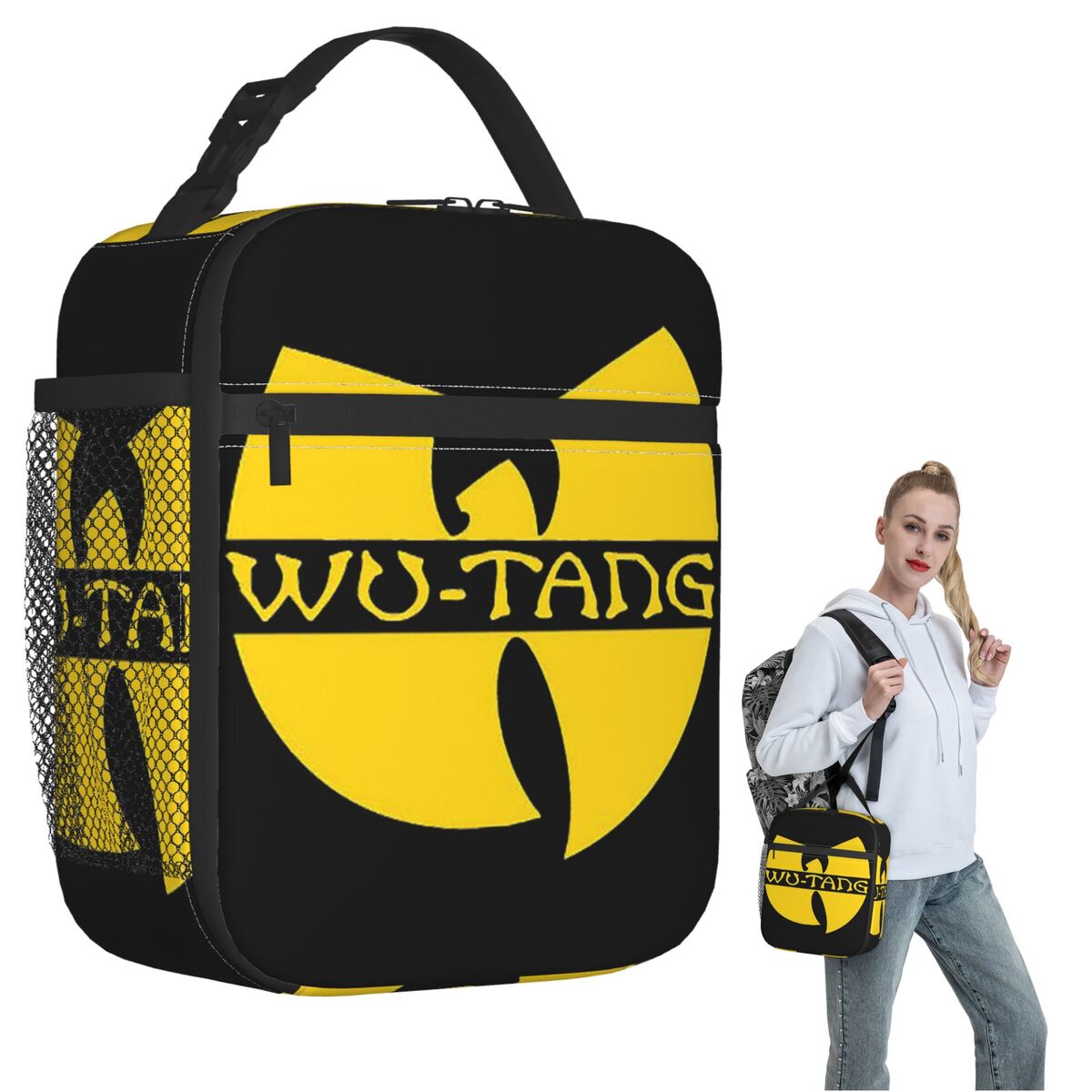 حقيبة غداء معزولة مطبوعة من Wu - مراجعة Tote Bag Sublimation وسعره