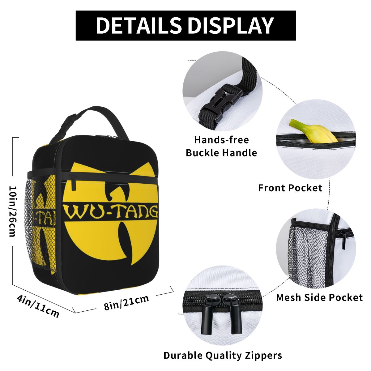 حقيبة غداء معزولة مطبوعة من Wu - مراجعة Tote Bag Sublimation وسعره