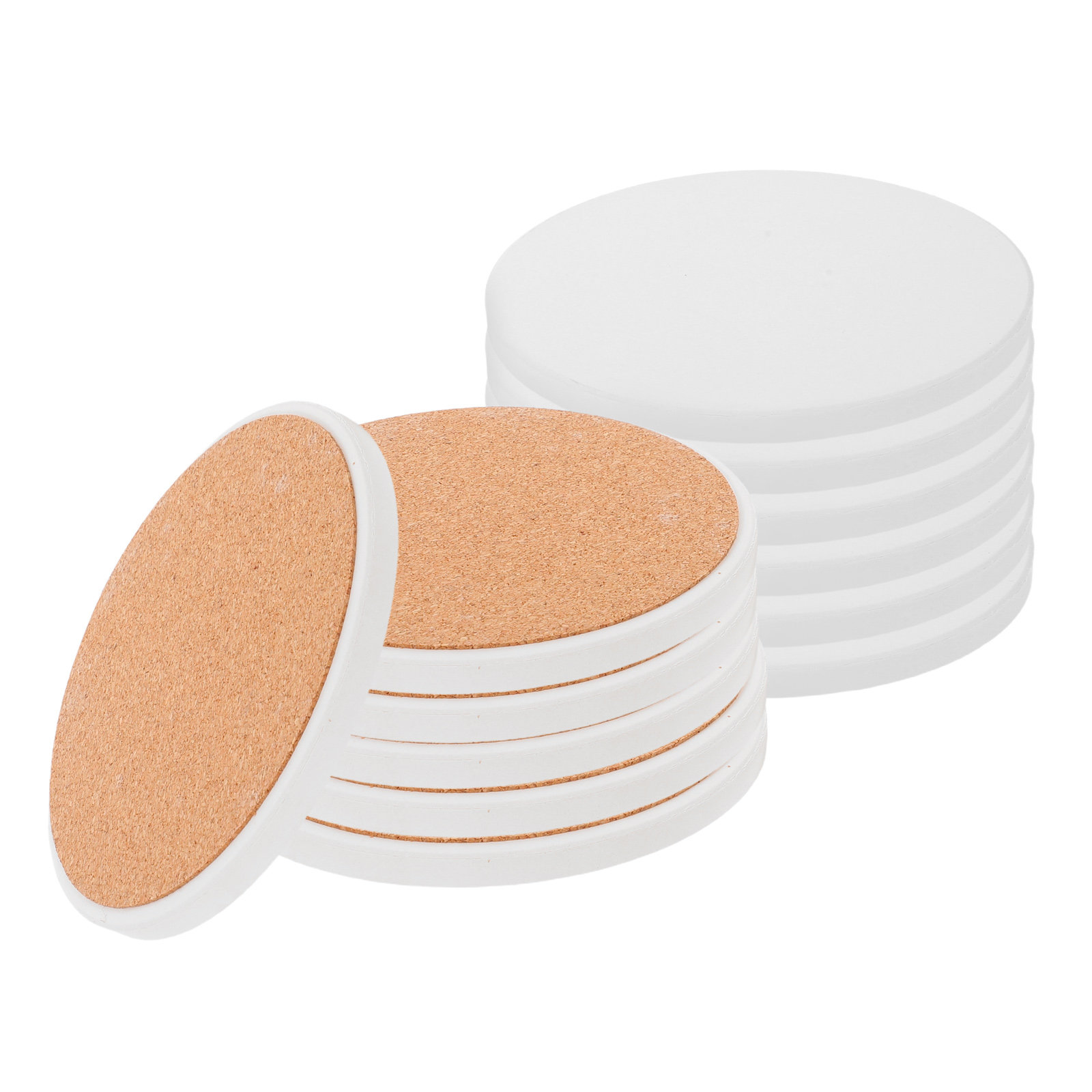 12 قطعة من حاملات الأكواب الإب - مراجعة Coaster Sublimation Blank وسعره