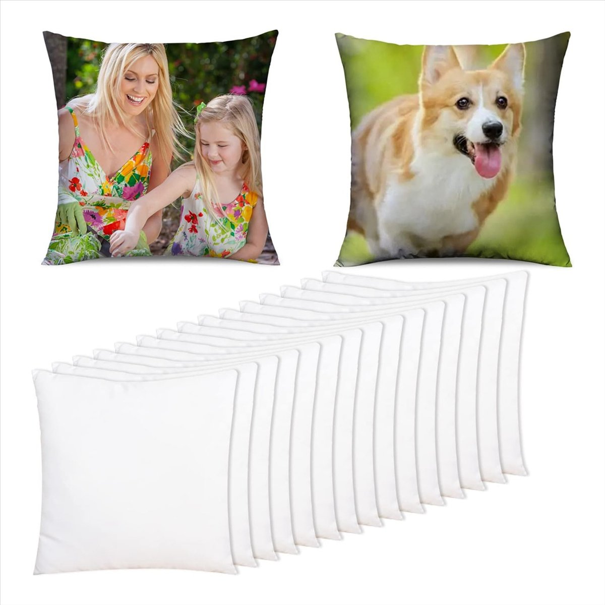 مجموعة من 15 غطاء وسادة للطباع - مراجعة Pillow Cover Sublimation وسعره