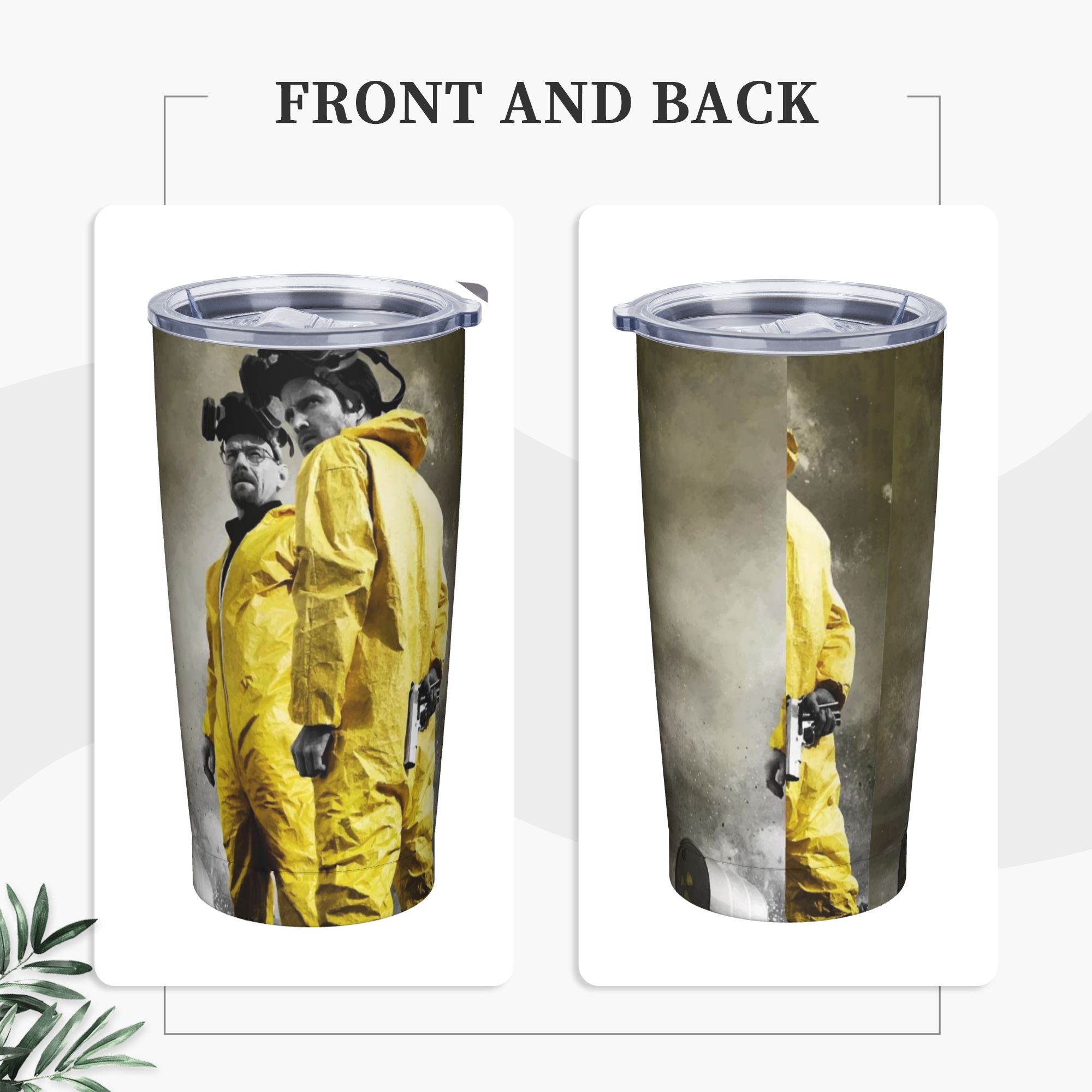 كوب بريكينج باد المعزول حراريً - مراجعة Tumbler 20Oz White وسعره