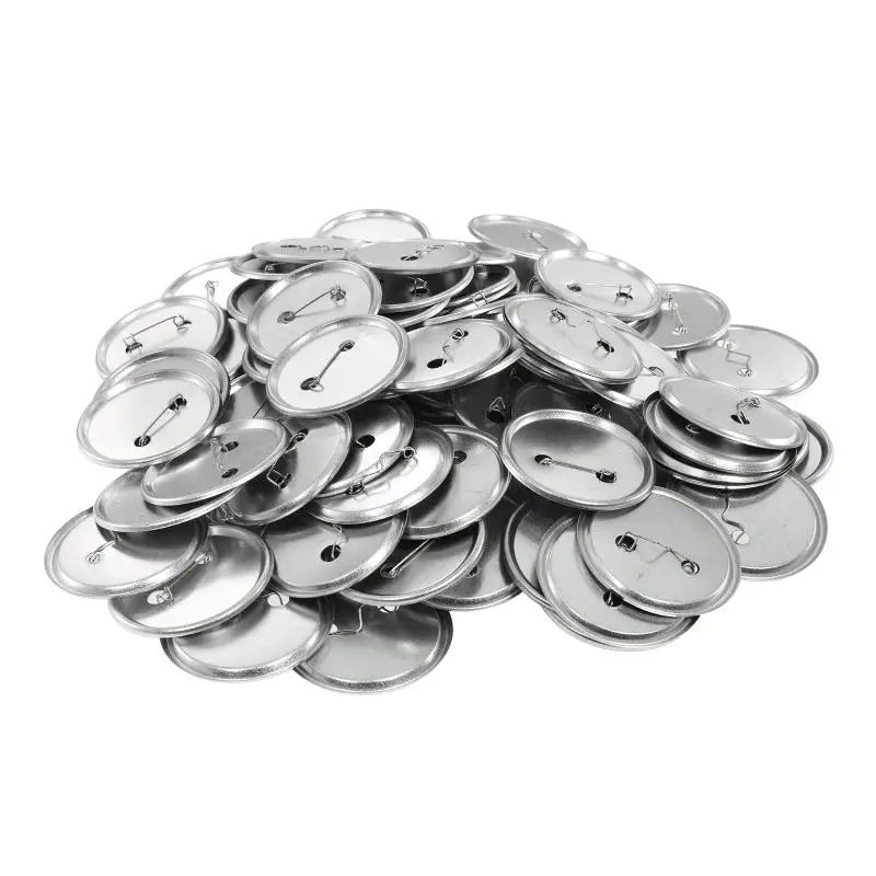 100 قطعة من أجزاء صانع الشارات - مراجعة Button Badge Blank وسعره