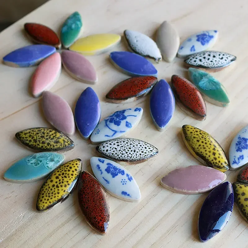 100 جرام مزيج اللون غير النظام - مراجعة Ceramic Tile Blank وسعره