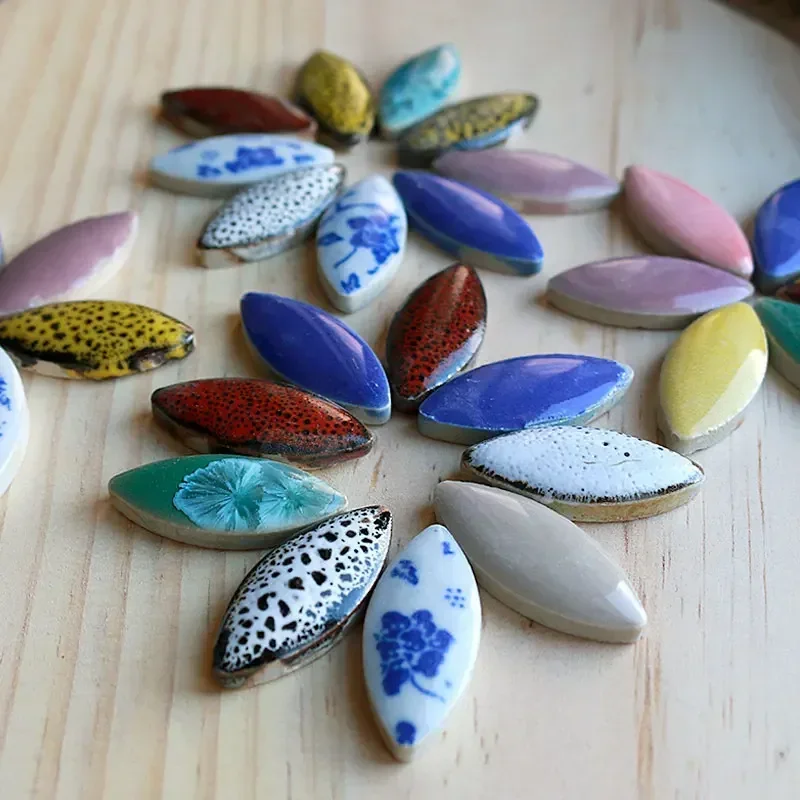 100 جرام مزيج اللون غير النظام - مراجعة Ceramic Tile Blank وسعره