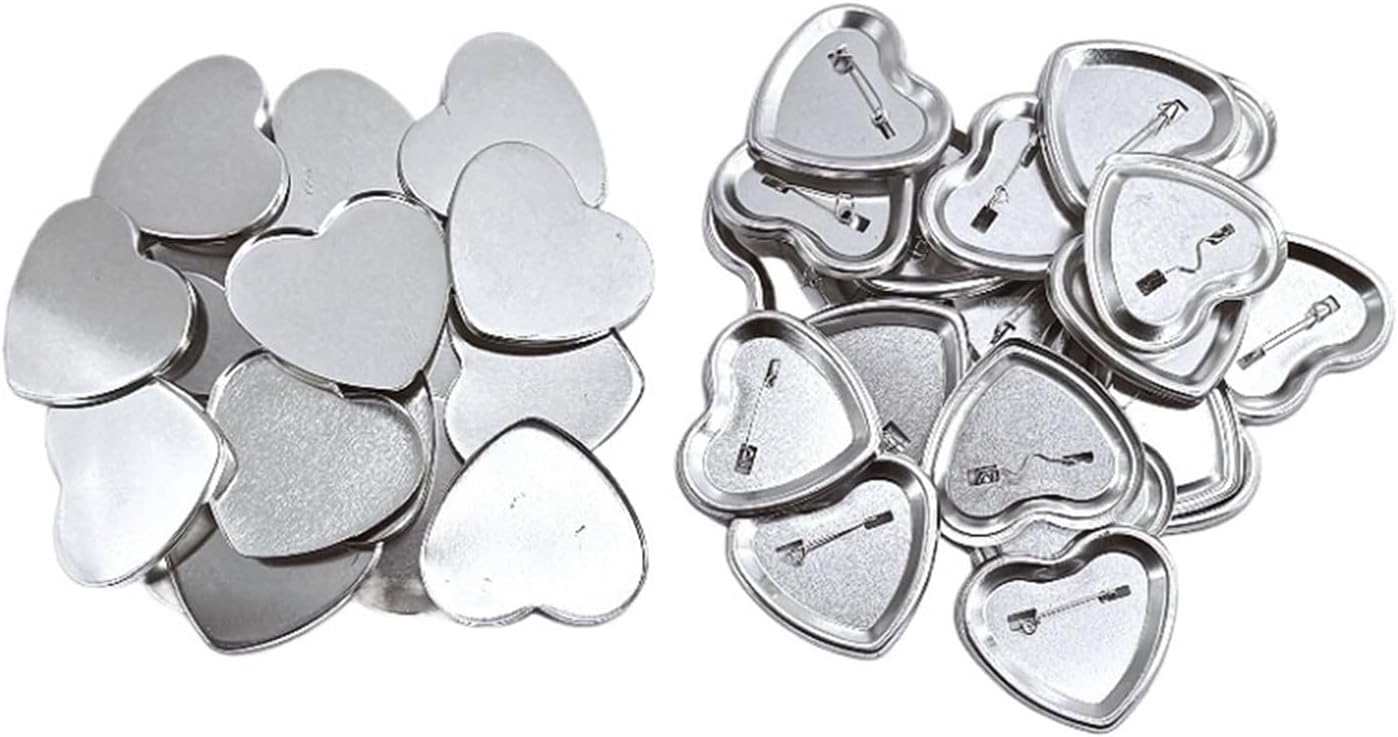 آلة صنع الأزرار، 100 قطعة شارة - مراجعة Button Badge Blank وسعره