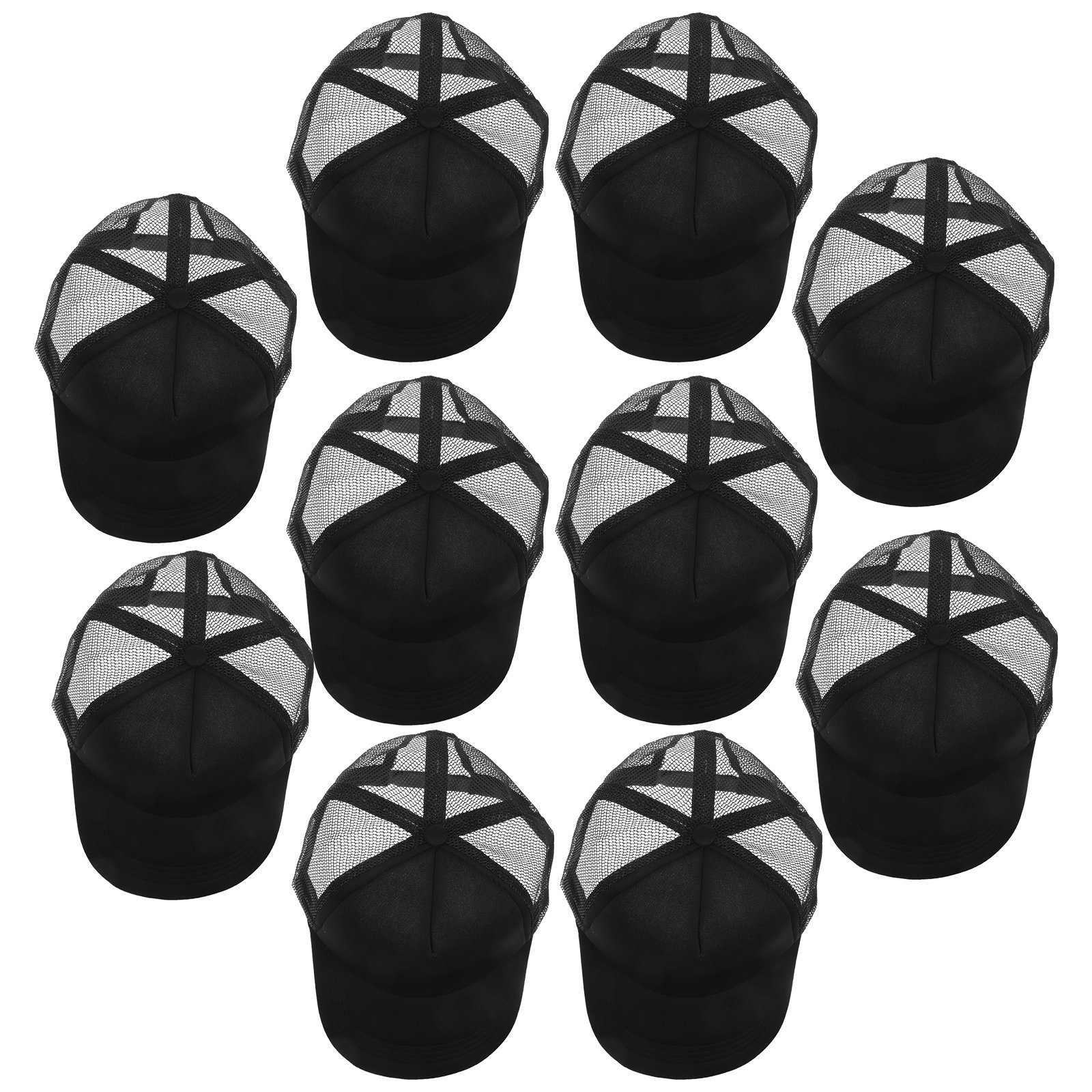 10 قطع من قبعات البيسبول الشبك - مراجعة Hat Sublimation Blank وسعره