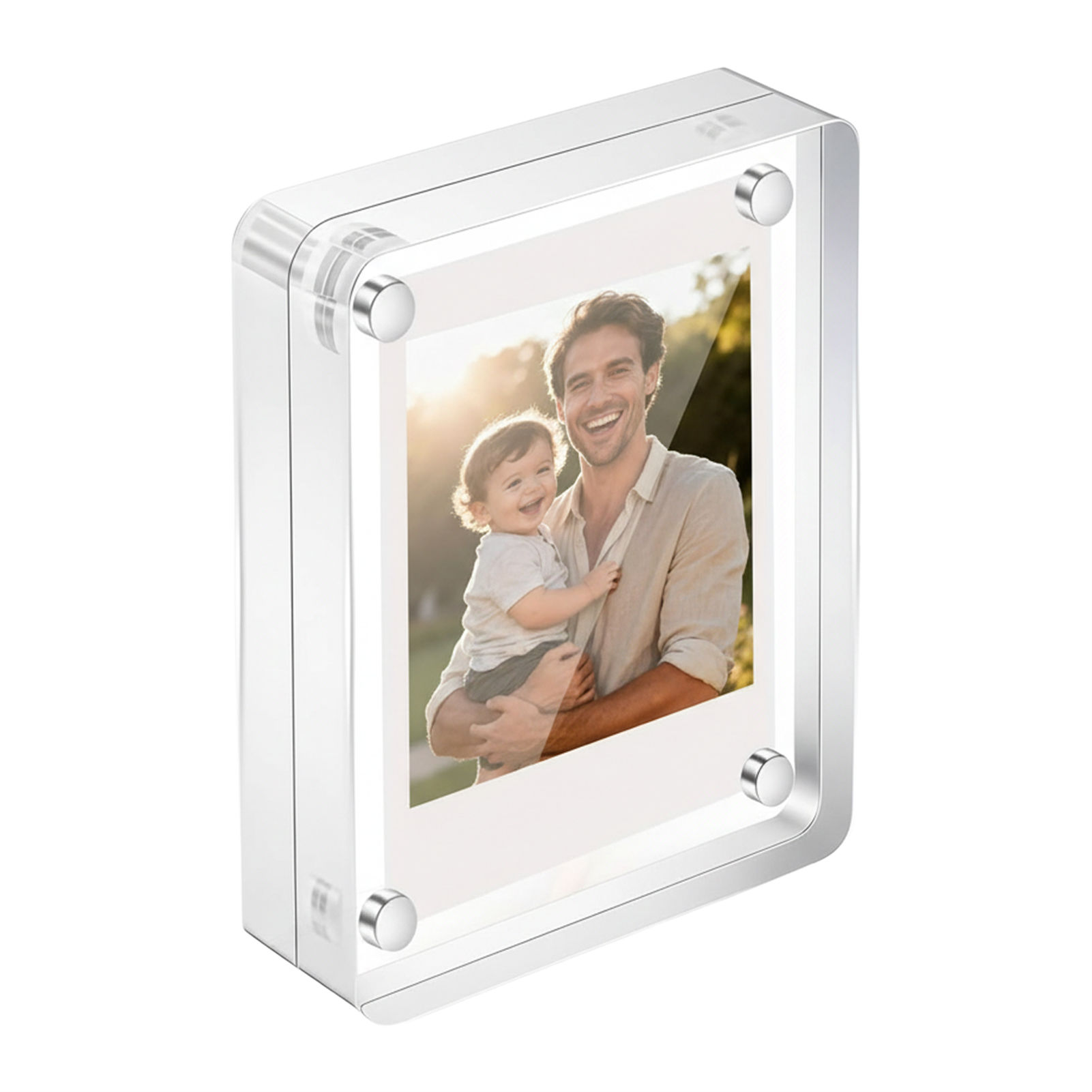 إطار صور مغناطيسي من الأكريليك - مراجعة Photo Acrylic Block وسعره