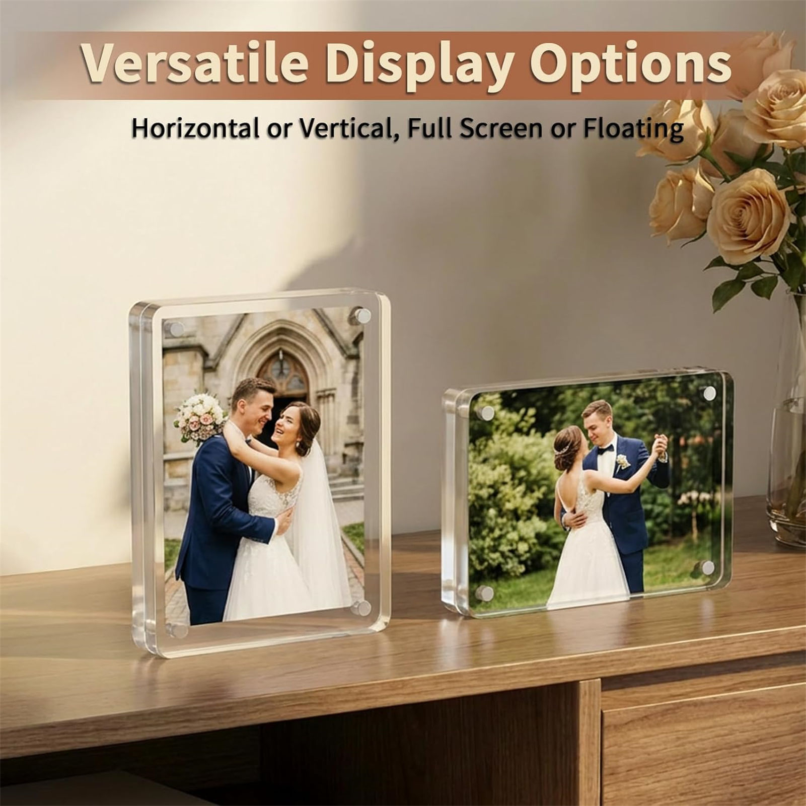 إطار صور مغناطيسي من الأكريليك - مراجعة Photo Acrylic Block وسعره