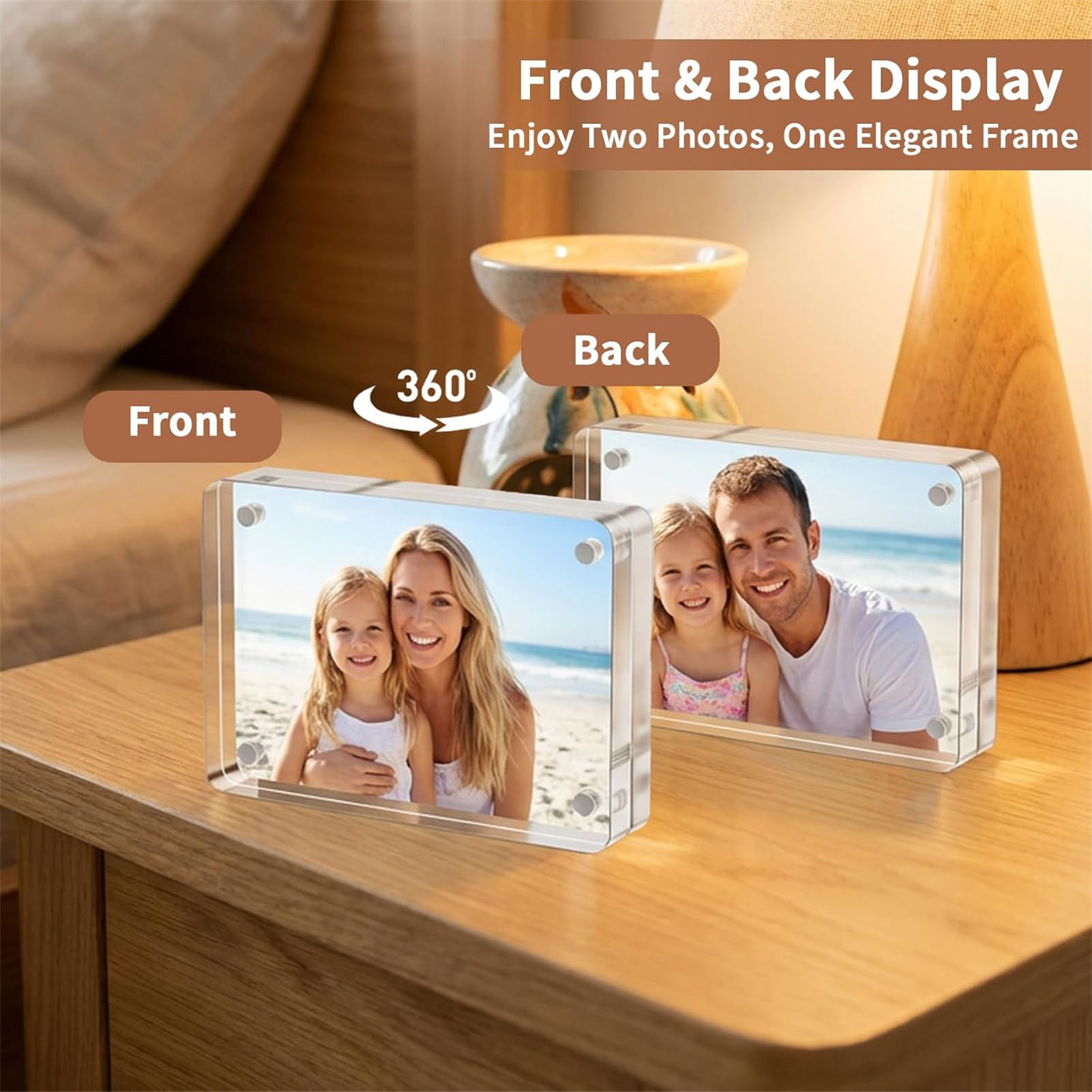 إطار صور مغناطيسي من الأكريليك - مراجعة Photo Acrylic Block وسعره