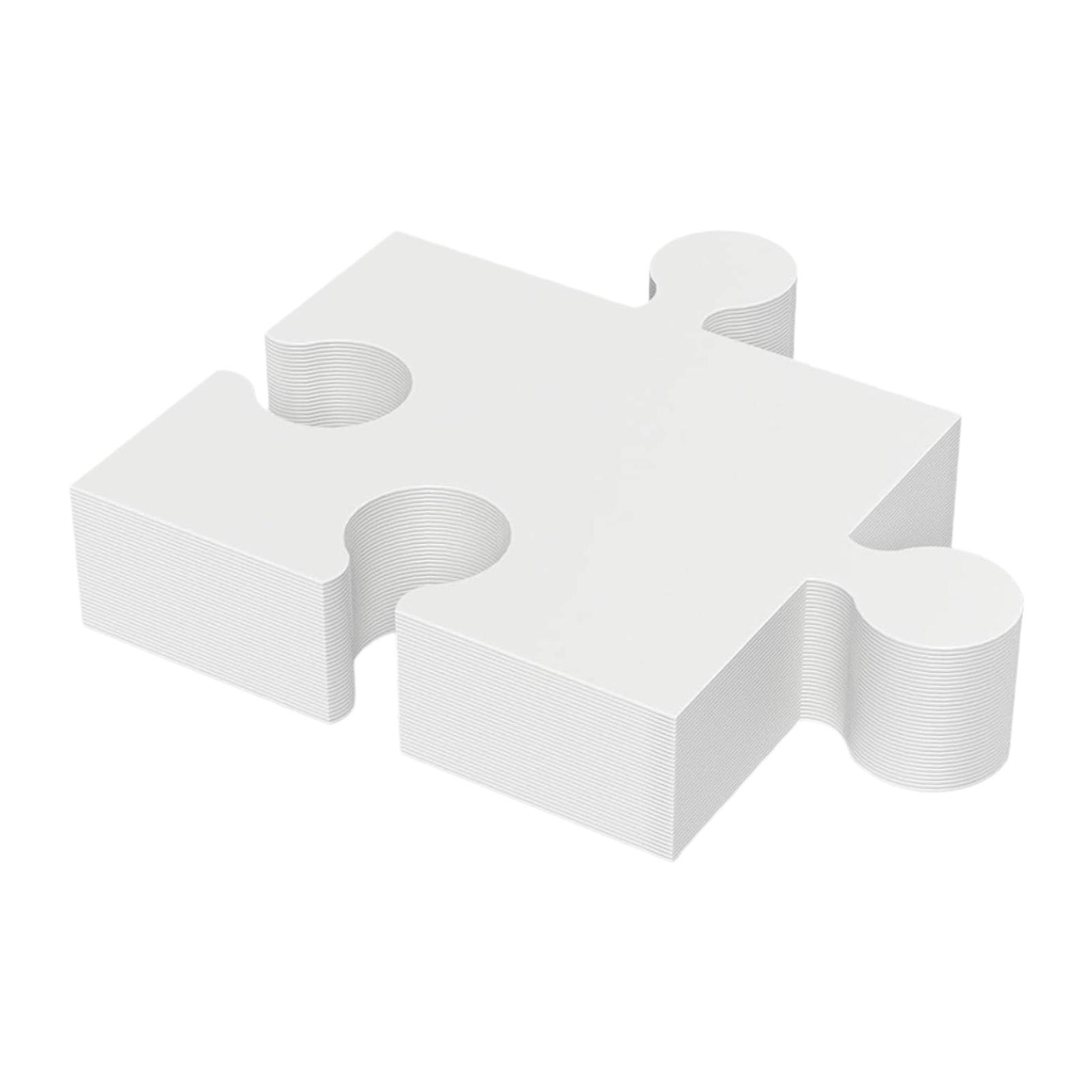 مجموعة ألغاز من الورق المقوى ا - مراجعة Puzzle Blank White وسعره