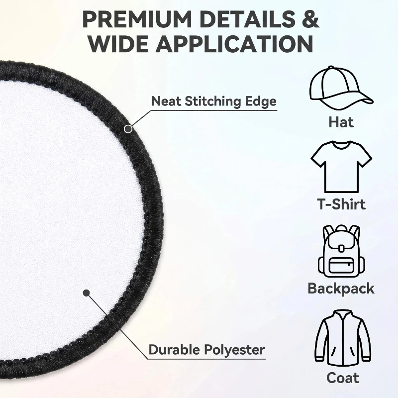 40 قطعة من الرقع القماشية القا - مراجعة Hat Sublimation Blank وسعره