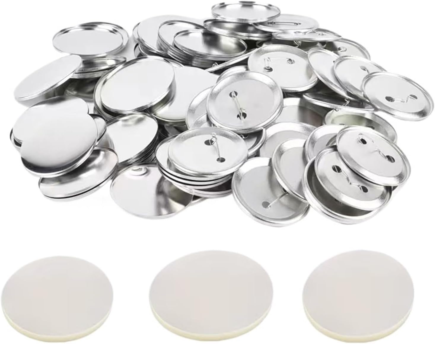 آلة صنع الأزرار، 500 قطعة من د - مراجعة Button Badge Blank وسعره