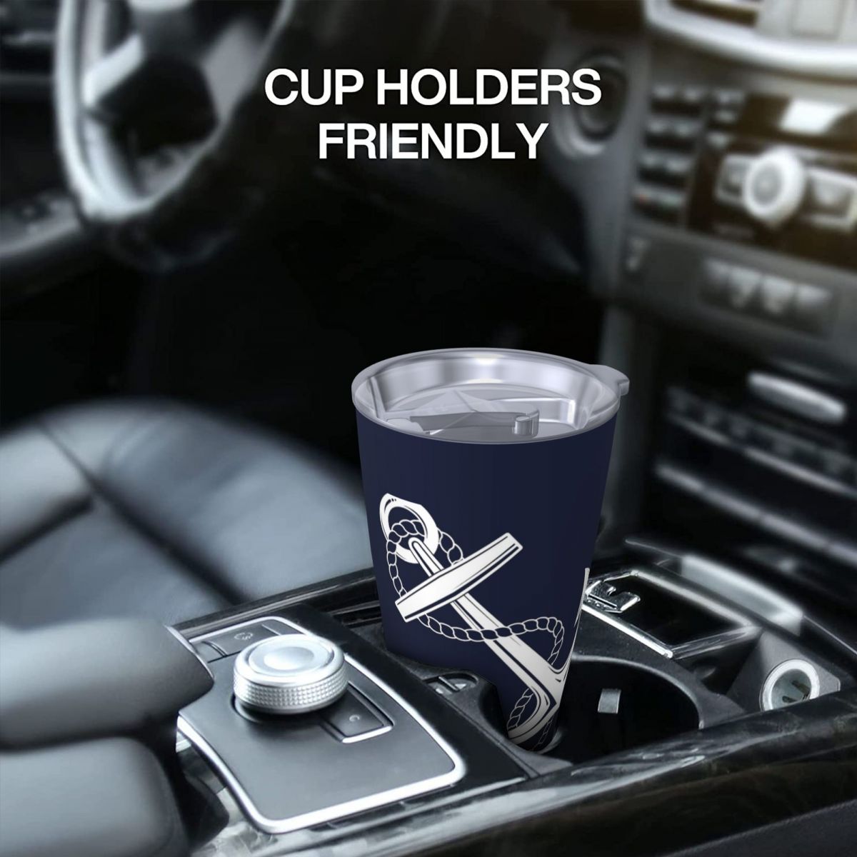 مرساة بحري الأبيض والبحري كوب  - مراجعة Tumbler 20Oz White وسعره